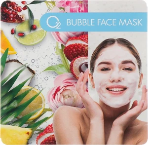 Lambre Маска для лица пузырьковая с сильным кислородным действием O2 Bubble Face Mask