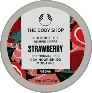 The Body Shop Масло для тела Strawberry 96H Nourishing Moisture Body Butter