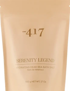 -417 Натуральна сіль "Мертвого моря" Serenity Legend Hydrating Dead Sea Bath Salt