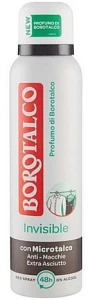 Borotalco Дезодорант-спрей для тела, против пятен Invisible Microtalc Deodorant Spray