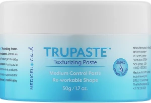 Mediceuticals Матова текстурувальна паста для волосся середньої фіксації Trupaste Texturizing Paste