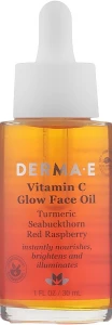 Derma E Масло для сияния кожи лица с витамином С Vitamin C Glow Face Oil
