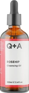 Q+A Очищающее масло для лица на основе шиповника Rosehip Cleansing Oil