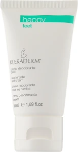 Kleraderm Крем для ступень дезодорувальний з олією чайного дерева Happy & Body Care Feet Cream