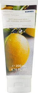 Korres Розгладжувальне молочко для тіла "Базилік і лимон" Basil Lemon Body Smoothing Milk
