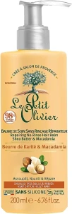 Le Petit Olivier Восстанавливающий бальзам для волос Shea Butter & Macadamia Repairing No Rinse Hair Balm