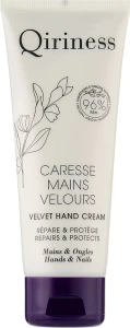Qiriness Ультравідновлювальний крем для рук і нігтів, натуральна формула Velvet Hand Cream