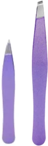 Titania Набір пінцетів, 2 шт., бузок Tweezer Set Lilac
