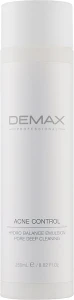 Demax Гідроемульсія для проблемної шкіри Acne Control Hydro Balance Emulsion Pore Deep Cleaning