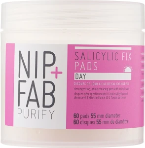 NIP + FAB Диски для обличчя очищувальні, денні із саліциловою кислотою NIP+FAB Salicylic Teen Skin Fix Acid Day Pads