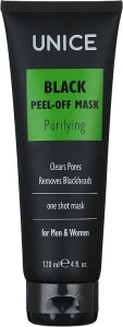 Unice Черная маска-пленка Black Peel-Off Mask
