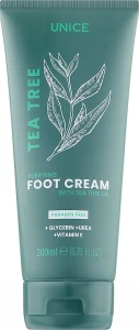 Unice Крем для ног с маслом чайного дерева Tea Tree Purifying Foot Cream
