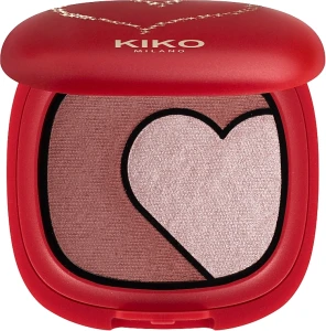 Kiko Milano Ray Of Love Eyeshadow Palette Палетка теней для век, 2 цвета
