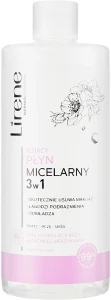 Lirene Мицеллярная вода с гидролатом розы Micellar Water 3in1 Rose Hydrolate