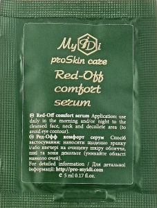 MyIdi Заспокійлива сироватка для чутливої шкіри Red-Off Comfort Serum (пробник)