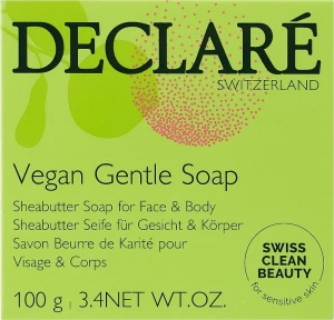 Declare Мягкое мыло для лица и тела Vegan Gentle Soap