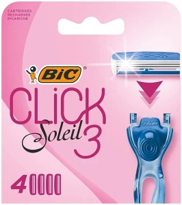 BIC Змінні касети для гоління, 4 шт. Click 3 Soleil