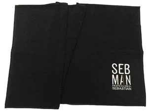 Sebastian Professional Полотенце, черное SEB MAN Towel