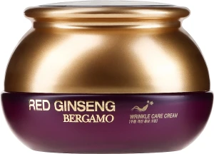 Bergamo Крем от морщин для лица Red Ginseng Wrinkle Care Cream