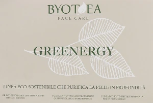 Byothea Набор в буклете Byotea Greenergy Purity Trio (gel/3ml + mask/scrub/7ml + cr/3ml)