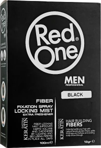 RedOne Кератиновый набор для объема волос Red One Black (h/spray/100ml + h/pow/12g)