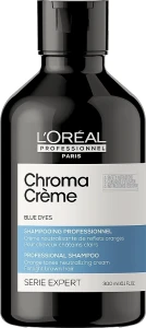 L'Oreal Professionnel Крем-шампунь для волосся із синім пігментом Serie Expert Chroma Creme Professional Shampoo Blue Dyes