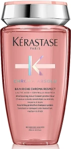 Kerastase Шампунь-ванна для живлення та захисту фарбованого чутливого волосся та пошкодженого волосся Chroma Absolu Bain Riche Chroma Respect