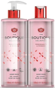 Grace Cole Набір Boutique Pomegranate & Rhubarb Hand Wash Refill Pack (2 х h/wash/500ml)