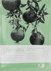 Sensatia Botanicals Тканинна маска для обличчя "Зміцнювальний гранат" Firming Pomegranate Sheet Mask