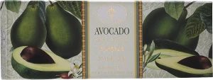 Saponificio Artigianale Fiorentino Набір натурального мила "Авокадо" Avocado (soap/3pcsx100g)