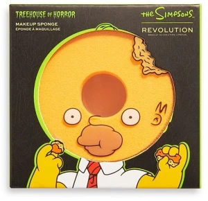 Makeup Revolution Спонж для макияжа "Гомер с головой-пончиком" The Simpsons Makeup Sponge Donut Head Homer