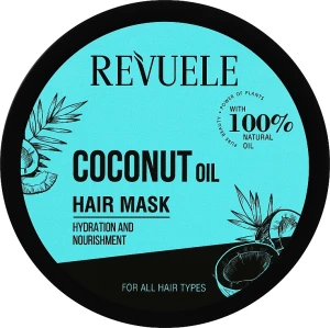 Revuele Маска для волосся з кокосовим маслом Coconut Oil Hair Mask