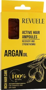 Revuele Активні ампули для волосся з арганієвою олією Argan Oil Active Hair Ampoules