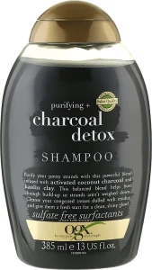 OGX Шампунь "Детокс" для глубокого очищения с кокосовым углем и каолином Purifying+ Charcoal Detox Shampoo