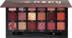 W7 Racy Pressed Pigment Palette Палетка пігментів для повік