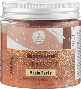 Be Trendy Шиммер-скраб для тела, банка Shimmer Body Scrub Magic Party