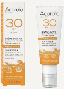 Acorelle Солнцезащитный крем для лица SPF 30 Face Sunscreen High Protection SPF 30
