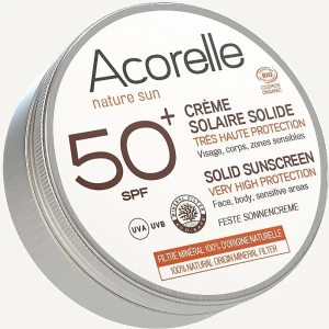 Acorelle Твердый солнцезащитный крем SPF 50+ Solid Sunscreen Very High Protection SPF 50+