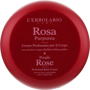 L’Erbolario Ароматизированный крем для тела "Пурпурная роза" Purple Rose Perfumed Body Cream