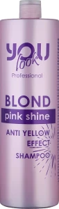 You look Professional Шампунь для збереження кольору й нейтралізації жовто-помаранчевих відтінків Pink Shine Shampoo