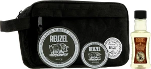 Reuzel Набір Extreme Travel Bag Set (h/pomade/113g + h/pomade/35g + shm/100ml + bag)