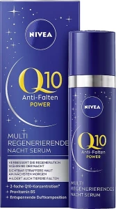 Nivea Ночная сыворотка для лица Q10 Anti-Wrinkle Power Multi Regenerating Night Serum