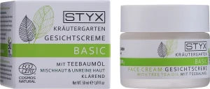 Styx Naturcosmetic Крем для комбинированной и жирной кожи лица STYX Basic Face Cream with Tea Tree Oil