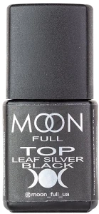 Moon Топ для гель-лаку без липкого шару Full Silver Black