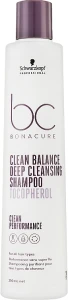 Schwarzkopf Professional Шампунь для волос Bonacure Clean Balance Deep Cleansing Shampoo