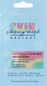 Bielenda Увлажняющая пребиотическая маска для лица, придающая сияние Skin Restart Sensory Moisturizing Prebiotic Mask (пробник)