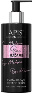 APIS Professional Відновлювальний крем для рук Rose Madame Revitalizing Hand Cream