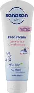 Sanosan Дитячий зволожувальний крем Baby Care Cream Moisturises For 24 Hours