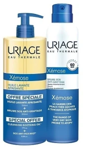 Uriage Набір Xemose (sh/oil/500ml + mist/200ml)