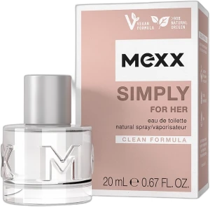 Туалетна вода жіноча - Mexx Simply For Her Eau De Toilette, 20 мл